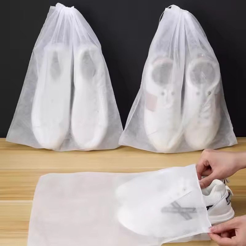 Shoe Bag Dust - 50 Buah Tas Sepatu Portabel Bahan