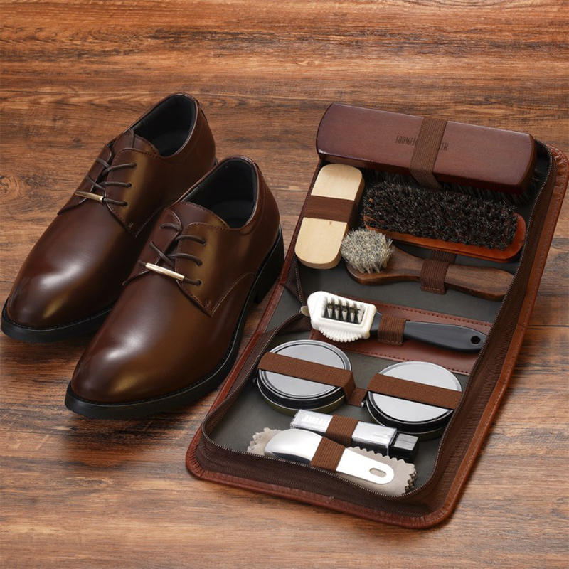 Sneakers Care - Sikat sepatu HorseHair, Set alat pembersih