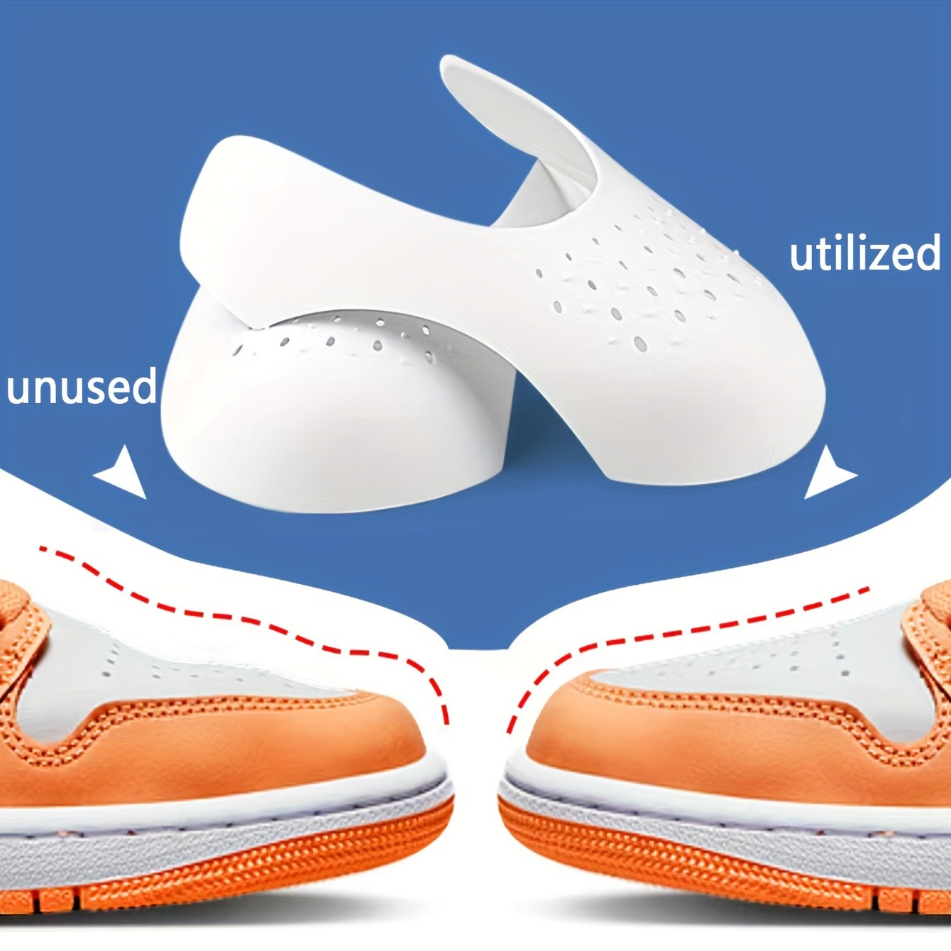 Sneaker Protector Spray - 4 PCS Pelindung Sepatu Anti-Kerut, Pelindung