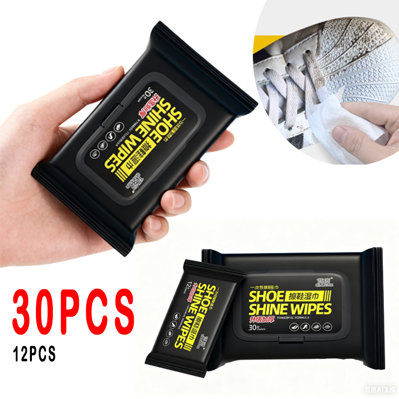 Sneaker Care Wipes - 12 Buah/30 Buah Tisu Pembersih Sepatu