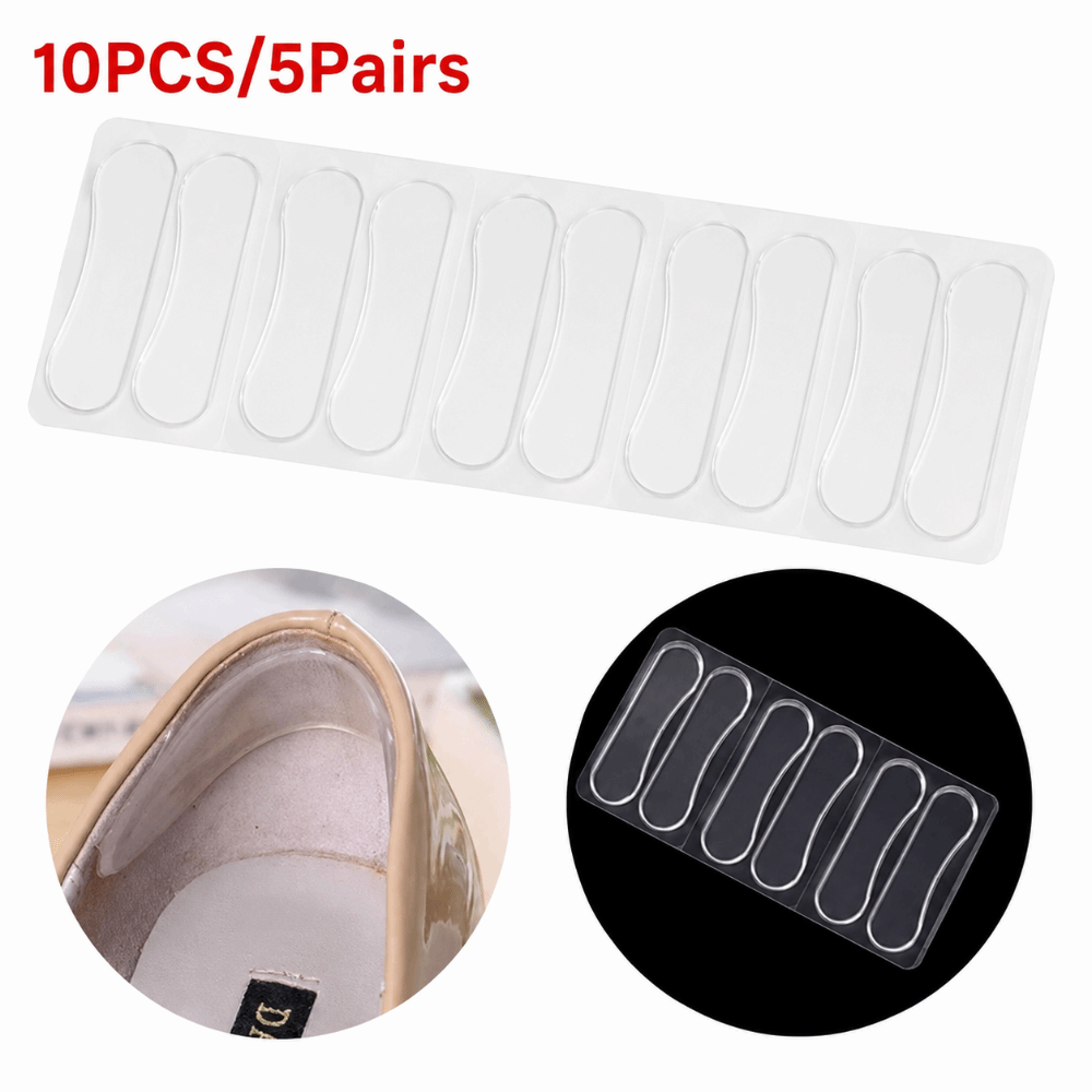 Heel Liner Grip - 5 pasang bantalan tumit gel perekat