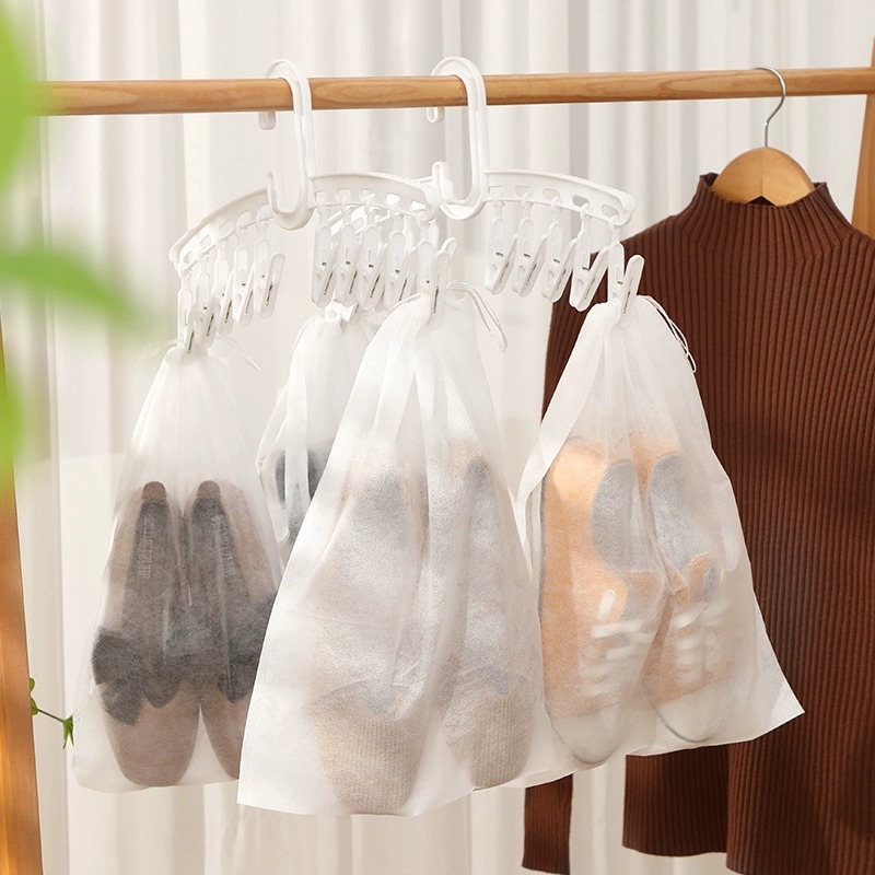 50 Buah Tas Sepatu Portabel Ba - Shoe Bag Dust ulasan dan harga