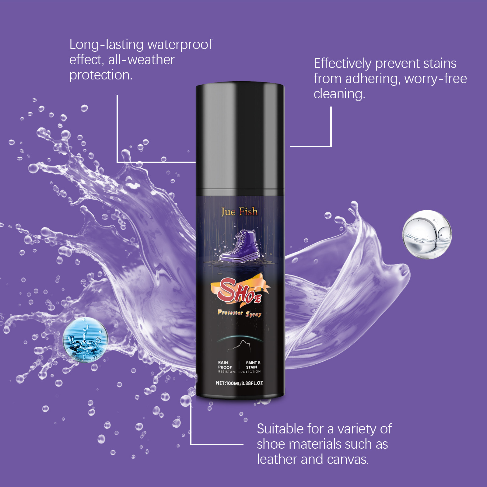 Semprotan Pelindung Sepatu 100 - Sneaker Protector Spray ulasan dan harga
