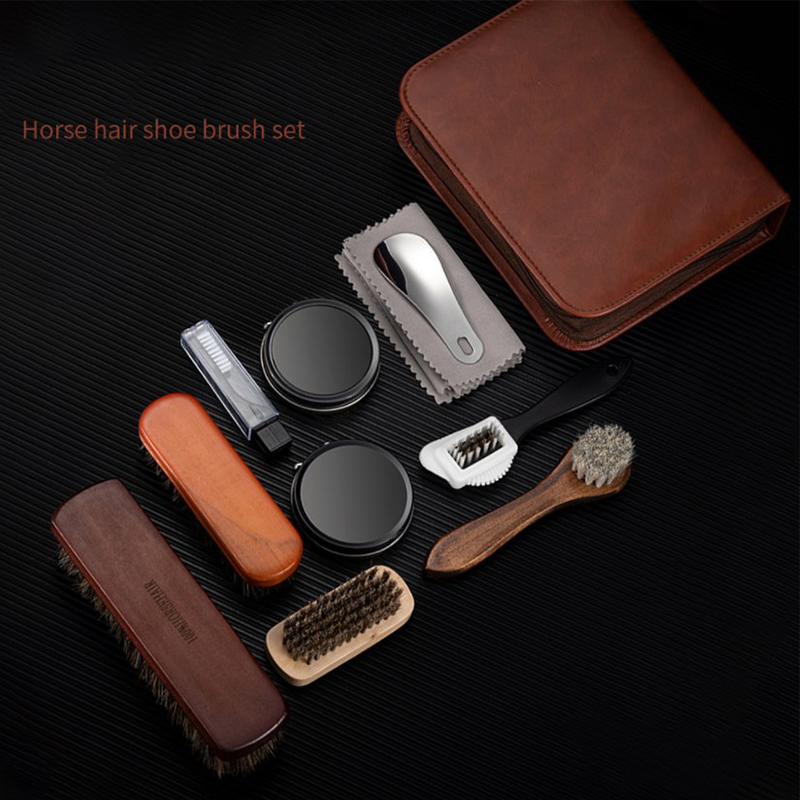 Sikat sepatu HorseHair, Set al - Sneakers Care ulasan dan harga