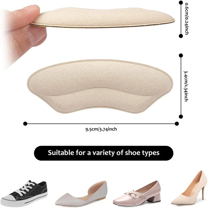 4 Buah/8 Buah Bantalan Tumit T - Heel Liner Grip ulasan dan harga