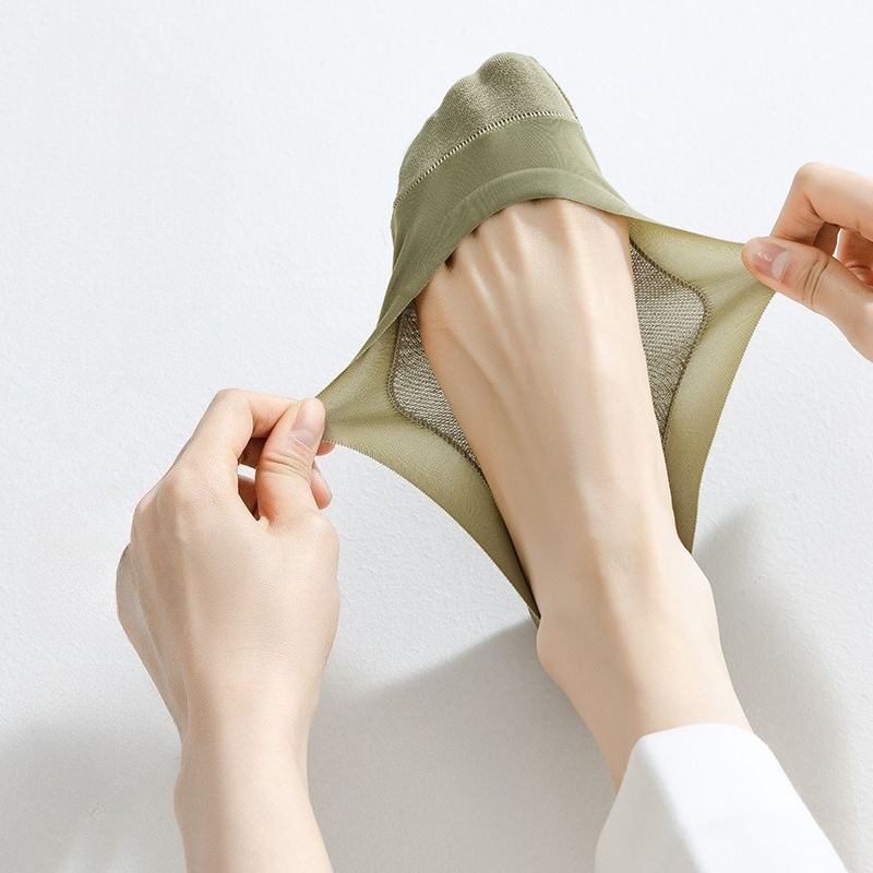 1 pasang Kaos Kaki Liner Sutra - Heel Liner Grip ulasan dan harga