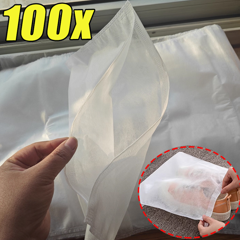 1-100 Buah Tas Penyimpanan Sep - Shoe Bag Dust ulasan dan harga