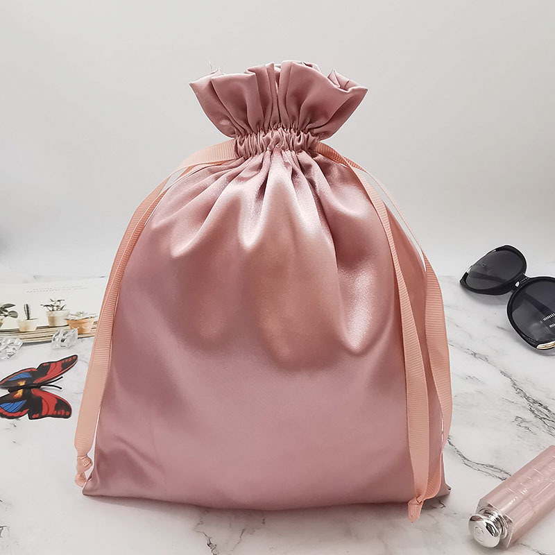 Tas Serut Satin Logo Kustom un - Shoe Bag Dust ulasan dan harga